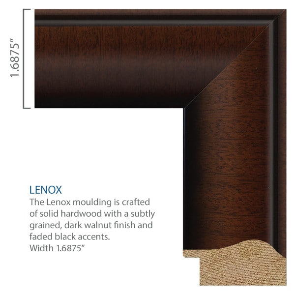 close up of Lenox frame moulding